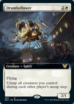 Drumbellower (Extended Art) [Kamigawa: Neon Dynasty Commander] Near Mint - Image 1