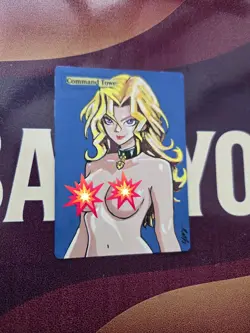 MTG, Command Tower, Mai Valentine, Waifu, Alter, Hand Painted by BAZAYO 18+ - Image 1