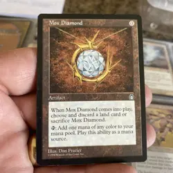 MTG Mox Diamond Stronghold Artifact Rare - Image 1