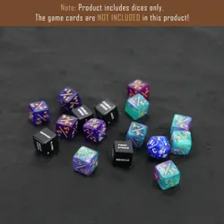 50PCS MTG Keywords Plus 1 Life Counters Dice Set - Image 2
