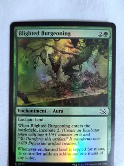Blighted Burgeoning 0177 Foil March of the Machine Magic: The Gathering - Image 2