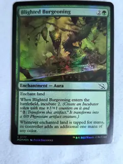 Blighted Burgeoning 0177 Foil March of the Machine Magic: The Gathering - Image 3