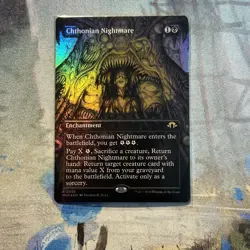 Chthonian Nightmare Borderless Foil MTG single, Modern Horizons 3, 0330 - Image 1