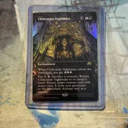 Chthonian Nightmare Borderless Foil MTG single, Modern Horizons 3, 0330 - Image 4