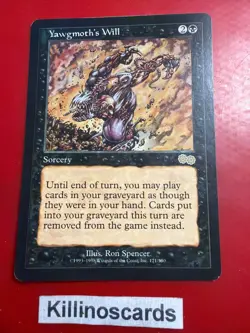 MTG Yawgmoth's Will #171 Urza's Saga LP/NM - Image 1