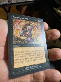 MTG Yawgmoth's Will #171 Urza's Saga LP/NM - Image 2