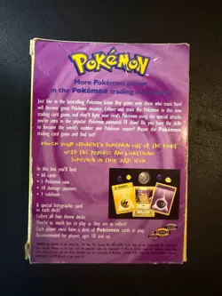Pokemon Base Set Zap Theme Deck Empty Box Card List Pikachu Mewtwo - Image 3
