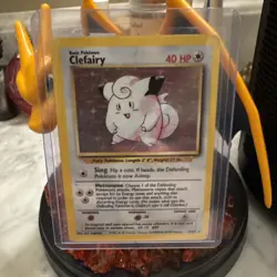 Pokemon Card - Clefairy - Base Set 5/102 Holo Rare - Image 1