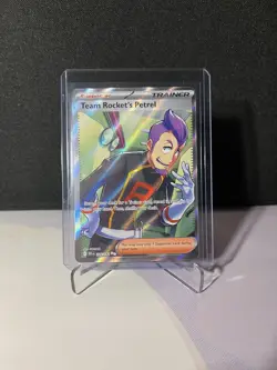 Pokemon Scarlet & Violet Destined Rivals Team Rocket's Petrel Full Art #226/182 - Image 1