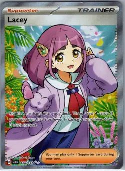 Lacey 166/142 SV07: Stellar Crown - Pokemon Card - NM - Image 1