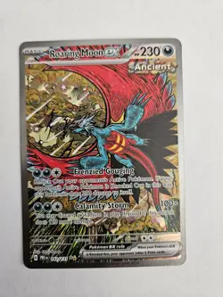 Pokemon Roaring Moon ex Special Illustration Rare Prismatic 162/131 READ DESC! - Image 4