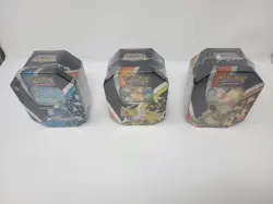 2021 Pokemon TCG Evolutions Sealed Tin Set! Jolteon/Flareon/Vaporeon V - Image 2