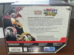 Pokemon Great Tusk EX Scarlet & Violet Paldean Fates Tin New Sealed - Image 2