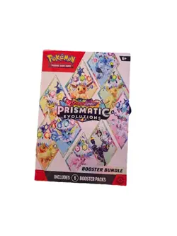 Pokemon Prismatic Evolutions Booster Bundle Box Eevee Umbreon Espeon 6 Packs - Image 2