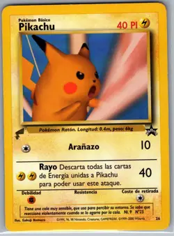 Pikachu (Snap) 4 Non Holo Pikachu World Collection Promos - Pokemon Card - LP - Image 1