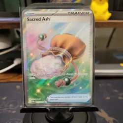 Sacred Ash 115/088 - Perfect Order Ultra Rare Pokemon Trainer Card NM - Image 1
