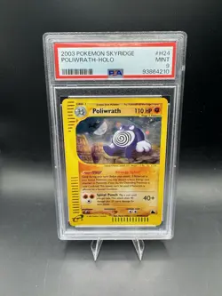 Pokemon Skyridge Poliwrath Holo Rare H24/H32 PSA 9 2003 English - Image 1