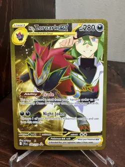 N's Zoroark EX 189/159 Journey Together Holo Hyper Rare Pokemon TCG - Image 1