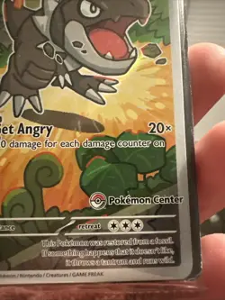Pokemon - Tyrunt 070 Pokemon Center Stamp Black Star Promo SEALED - Image 2