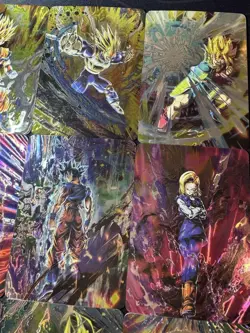 Set of 9 Dragon ball Heroes Premium Foil Holo Full Art Character Cards CCG - Image 3