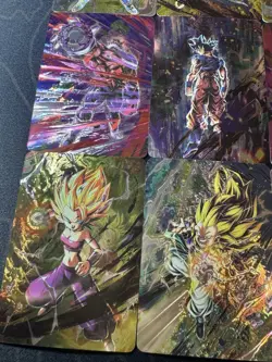 Set of 9 Dragon ball Heroes Premium Foil Holo Full Art Character Cards CCG - Image 5