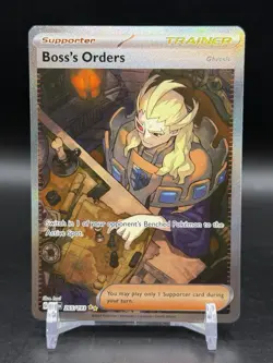 Pokemon TCG Boss's Orders 265/193 Paldea Evolved Special Illustration Rare NM - Image 1