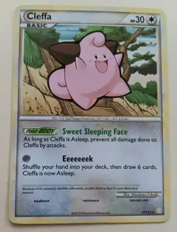 Pokemon - Cleffa 17/123 - HeartGold SoulSilver - RARE Baby 🍼 - 2010 - VLP - Image 1