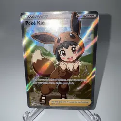 Pokemon TCG Poke Kid Full Art Ultra Rare Shining Fates 070/072 - NM - Image 1