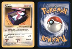 Porygon 48/82 Uncommon Team Rocket Pokemon Unlimited Lightly Played - Image 3