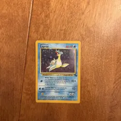 Pokemon Fossil #10/62 Holo Rare Lapras (10) - Image 2
