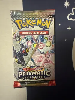 Pokemon Prismatic Evolutions Single Booster Pack - Image 1