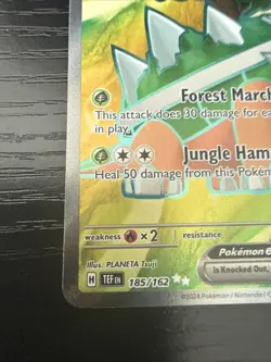 Torterra ex 185/162 Ultra Rare Temporal Forces Pokemon Near Mint - Image 2
