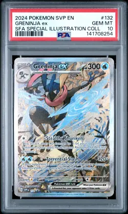 Greninja Ex #132 2024 Pokemon Black Star Promo PSA 10 250001 - Image 1