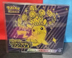✨Scarlet & Violet Surging Sparks Elite Trainer Box ETB New Sealed Pokemon TCG✨ - Image 1