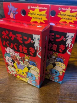 Pokemon Old Maid Babanuki Playing Card Poker Deck Red 2 boxes Limited Sealed New - Image 3
