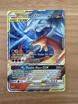 Pokemon Reshiram & Charizard GX 20/214 Unbroken Bonds Pack Fresh Near Mint NM - Image 1