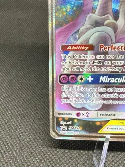 Mewtwo & Mew GX SM191 Sun & Moon Promo Tag Team Tins 2019 Pokemon TCG - Image 4