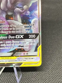 Mewtwo & Mew GX SM191 Sun & Moon Promo Tag Team Tins 2019 Pokemon TCG - Image 5