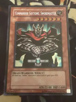 Yugioh: Commander Gottoms, Swordmaster - HA01-EN013 Secret Rare Unlimited - NM - Image 1