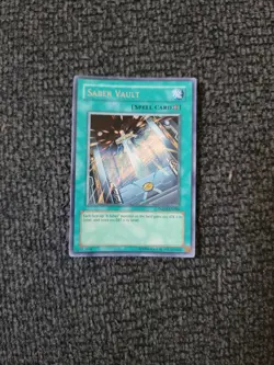 YuGiOh The Shining Darkness Unlimited Saber Vault Secret Rare TSHD-EN086 OC1374 - Image 1