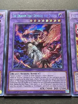 2x Albion The Branded Dragon + The Dragon That Devours The Dogma | YuGiOh! - Image 5