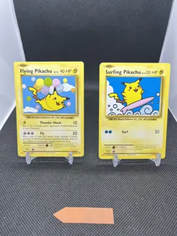 Pokemon Cards XY Evolutions Surfing Pikachu AND Flying Pikachu Near Mint - Mint - Image 1