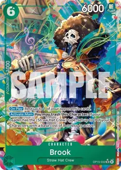 One Piece TCG Brook OP15-032 Alternate Art English NM/M - Image 3
