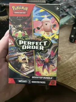 Pokemon Mega Evolution-perfect Order Booster Bundle (6 Packs) - Image 1