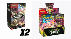 Pokemon Mega Evolution Perfect Order Booster Box & 2 Booster Bundle Presale 3/27 - Image 1