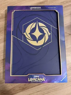 Disney Lorcana Lorebook Card Portfolio Lorcana Logo Ravensburger Sealed - Image 1