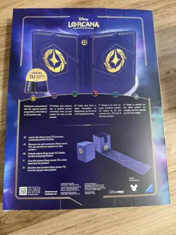Disney Lorcana Lorebook Card Portfolio Lorcana Logo Ravensburger Sealed - Image 2