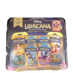 New Disney Lorcana Costco Inklands Bundle Box Pirate Mickey Mouse Foil Promo NEW - Image 1