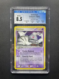 Dusclops 7/107 Reverse Holo EX Deoxys Stamped Pokemon CGC 8.5 - Image 1