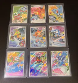 Pokemon 2026 First Partner Illustration Collection Series 1 Promos Set 9 Cards - Image 3